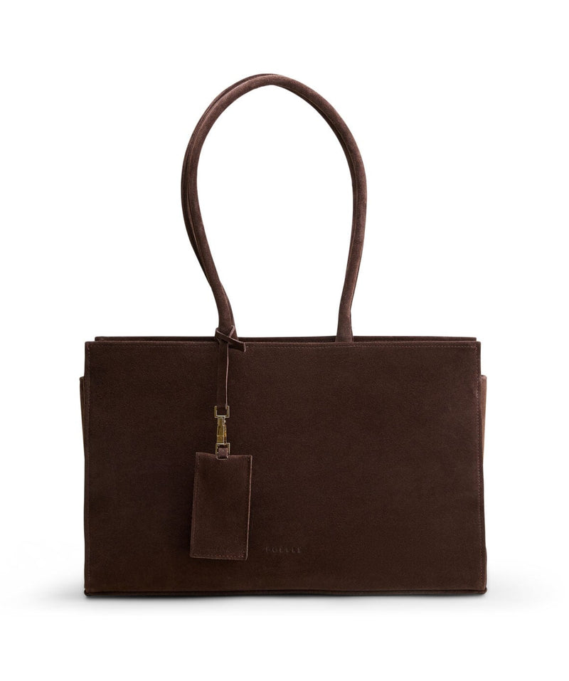 Medium Carolyn Tote Bag Шоколадна