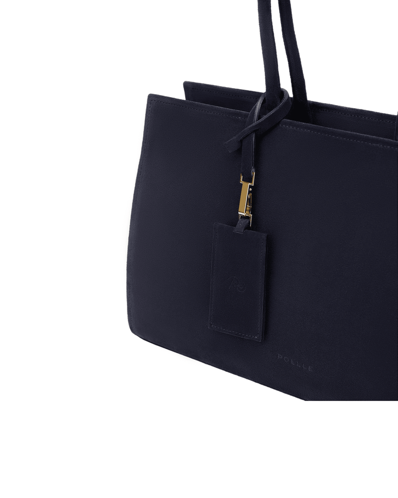 Medium Carolyn Tote Bag Navy