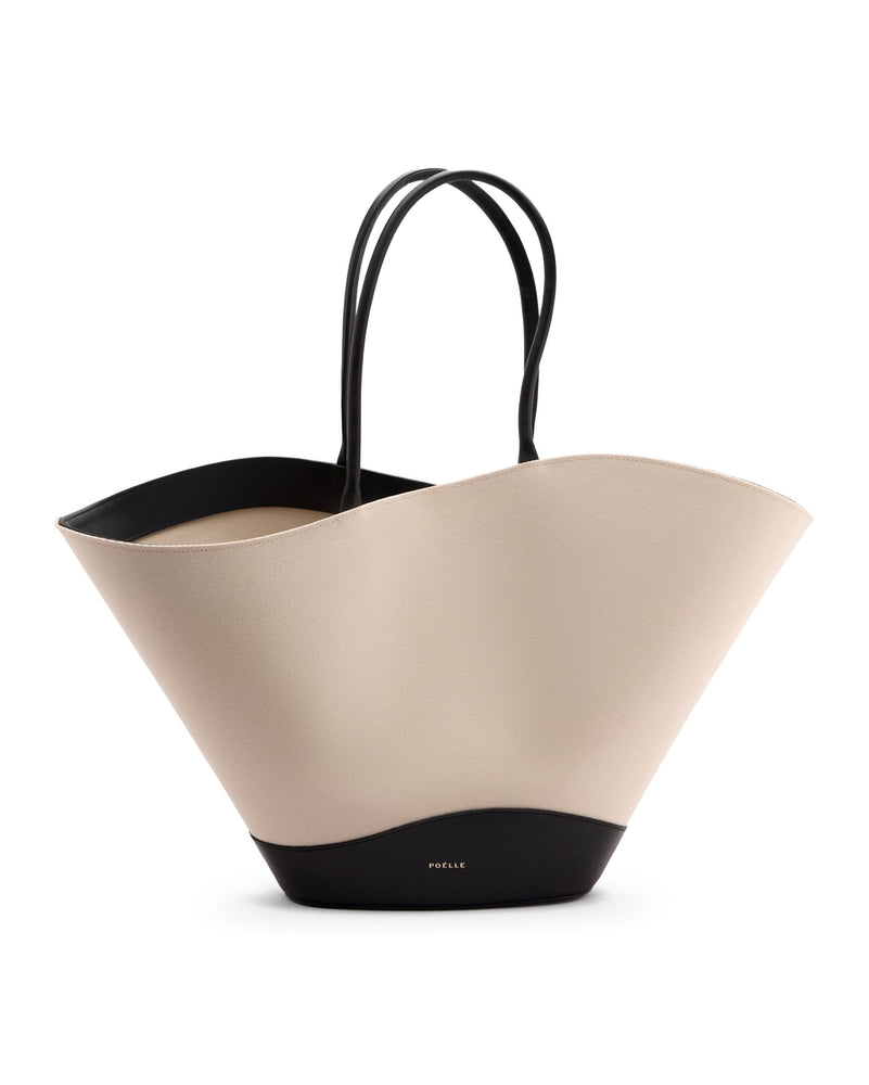 Riposo Bag Кремова з чорним