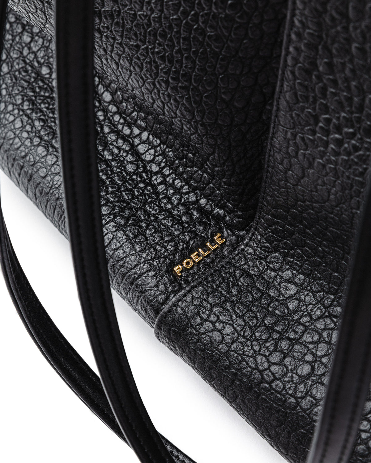 Jane Tote Bag Чорний слон — ручки й золотиста бірка