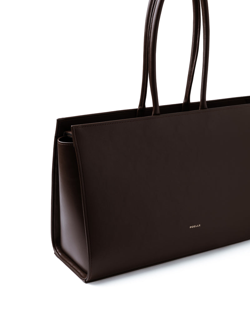 Large Carolyn Tote Bag Коричнева