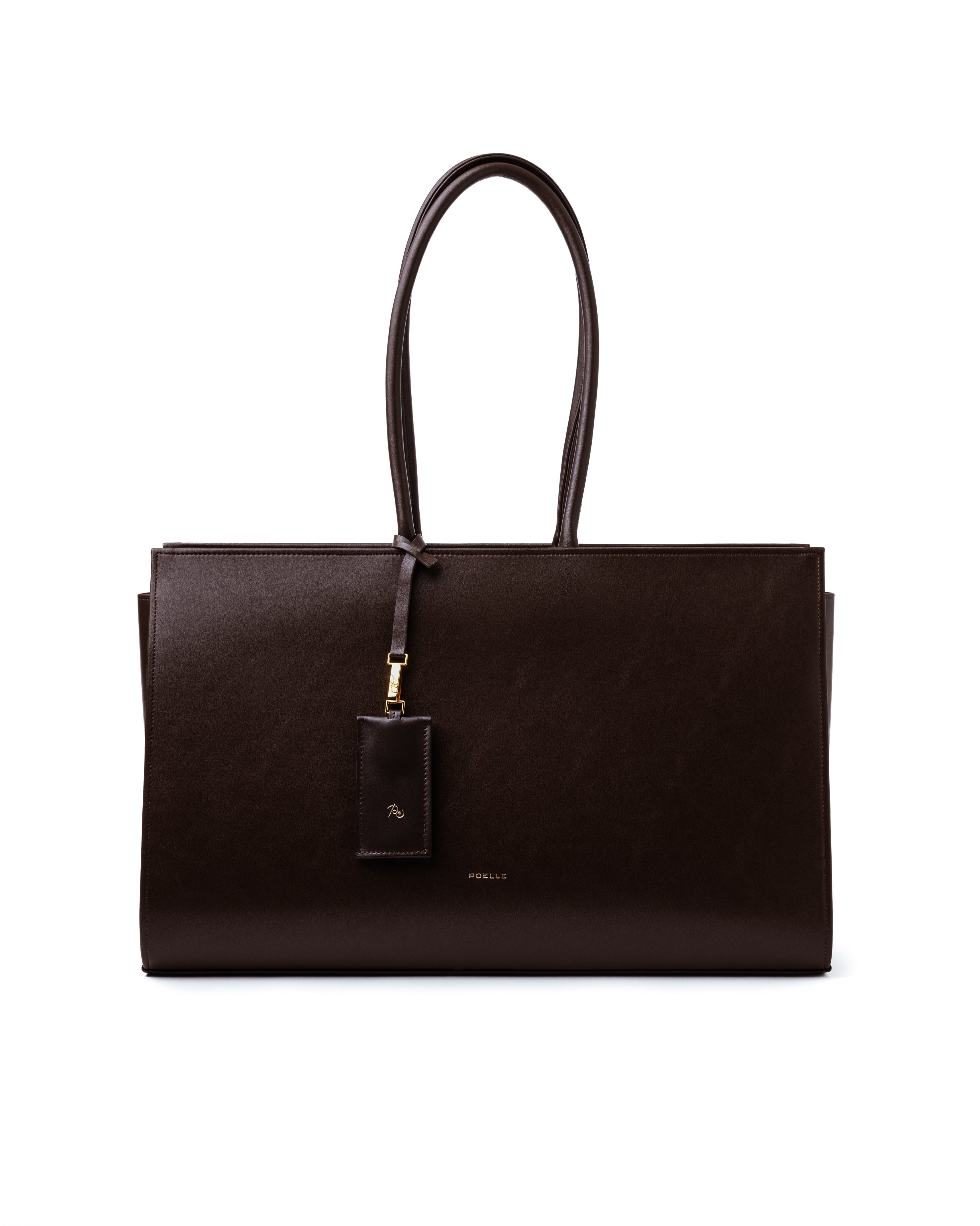 Large Carolyn Tote Bag Коричнева