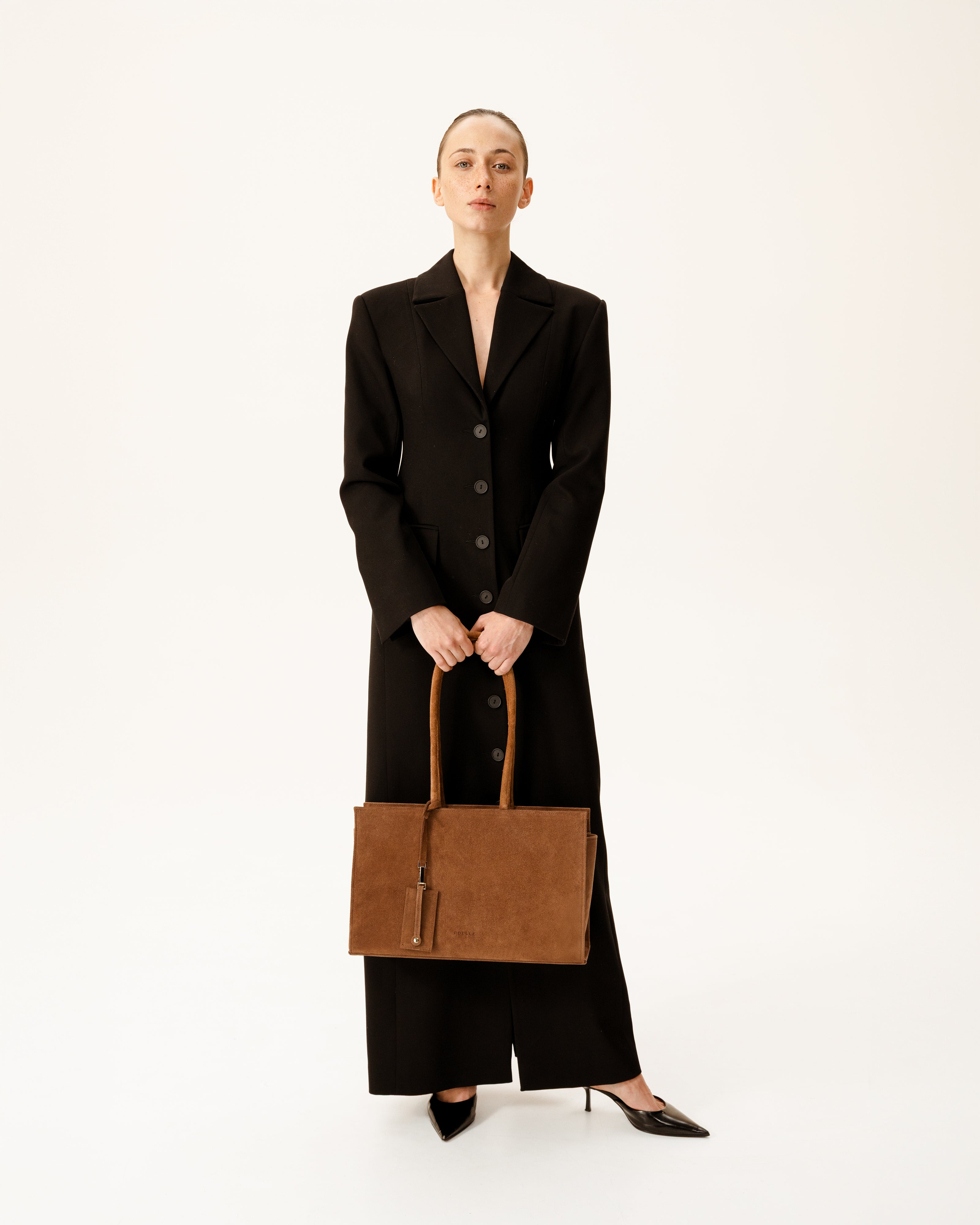 Medium Carolyn Tote Bag Карамельна